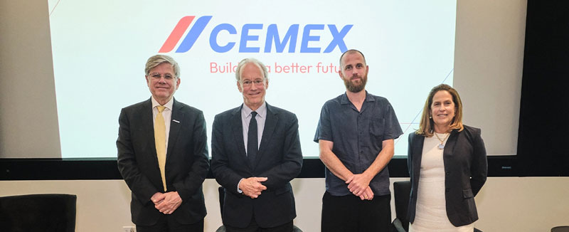 panelists at a Cemex event during Climate Week NYC